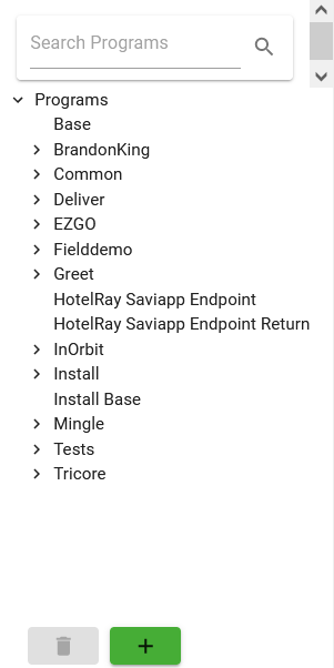 Example of the Program Viewer interface